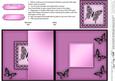 Big Butterfly - No-Hole Fold Back Card