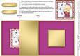 Roberts Flowers No-hole Fold Back Card