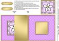 Baby Flower No-hole Fold Back Card