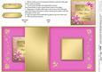 Birthday Mom Floral No-hole Fold Back Card