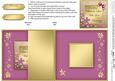 Birthday Sister in Law Floral No-hole Fold Back Card