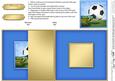Football No-hole Fold Back Card