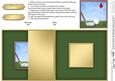 Golf No-hole Fold Back Card