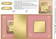 Floral Elegance Birthday No-hole Fold Back Card