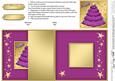 Xmas Tree No-hole Fold Back Card