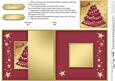 Xmas Tree No-hole Fold Back Card