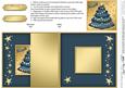 Xmas Tree No-hole Fold Back Card