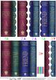Merry Christmas Books Scallop Edge Side Stacker