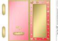 Dl Metallic Romantic Hearts Plain Card Base