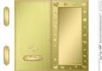 Dl Metallic Romantic Hearts Plain Card Base