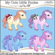 My Cute Little Ponies - CU4CU Digital Clip Art Set