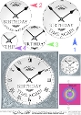 Birthday Clock Circle Pyramage Topper