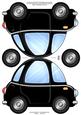 Funky Car Shaped Card