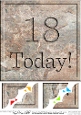8 x 8 Love Set in Stone Scalloped corner Topper - Youre Simply the Best