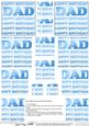 Birthday Dad Pyramage Sheet