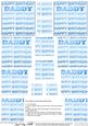 Birthday Daddy Pyramage Sheet