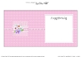 A Touch of Elegance Flowers, Pearls and Lace square landscape insert