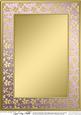 A4 Metallic Flowers Plain Card Base