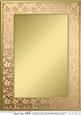 A4 Metallic Flowers Plain Card Base