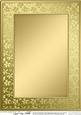 A4 Metallic Flowers Plain Card Base