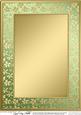 A4 Metallic Flowers Plain Card Base
