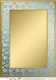 A4 Metallic Flowers Plain Card Base