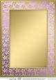 A4 Metallic Flowers Plain Card Base