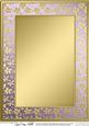 A4 Metallic Flowers Plain Card Base