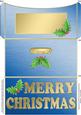 Elegant Christmas Holly Money or Gift Wallet and Card