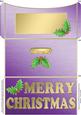 Elegant Christmas Holly Money or Gift Wallet and Card