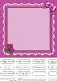 Just Roses Matching 8 x 8 Insert Panel and Greetings