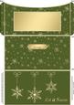Elegant Let It Snow Money or Gift Wallet and Card