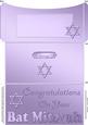 Bat Mitzvah Money or Gift Wallet and Card