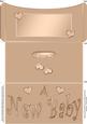 New Baby Money or Gift Wallet and Card