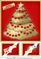 8 x 8 Xmas Tree Scalloped Corner Topper