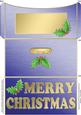 Elegant Christmas Holly Money or Gift Wallet and Card