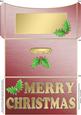 Elegant Christmas Holly Money or Gift Wallet and Card
