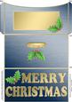 Elegant Christmas Holly Money or Gift Wallet and Card