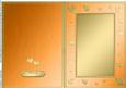 A5 Metallic Romantic Hearts Plain Card Base