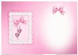 Greetings, Lace and Pearls Matching Insert A5 Portrait