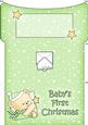 Robert's Star Baby's 1st Christmas Money or Gift Wallet Card