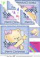 Rosie's Christmas Star Wavy Corner Side Stacker Topper