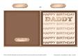 Birthday Dad Cut and Fold Card
