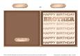 Birthday Dad Cut and Fold Card