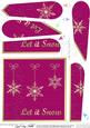 Xmas Snowflakes Fan Pyramage Topper