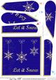 Xmas Snowflakes Fan Pyramage Topper