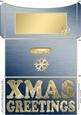 Elegant Xmas Snowflakes Money or Gift Wallet and Card
