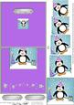Cute Christmas Penguin No-Hole Over the Edge & Spiral Pyramid