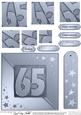 65th Metallic Age Quick Card with Twisted Pyramage