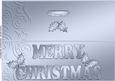 Large Dl Xmas Holly Quick Cut and Fold Card